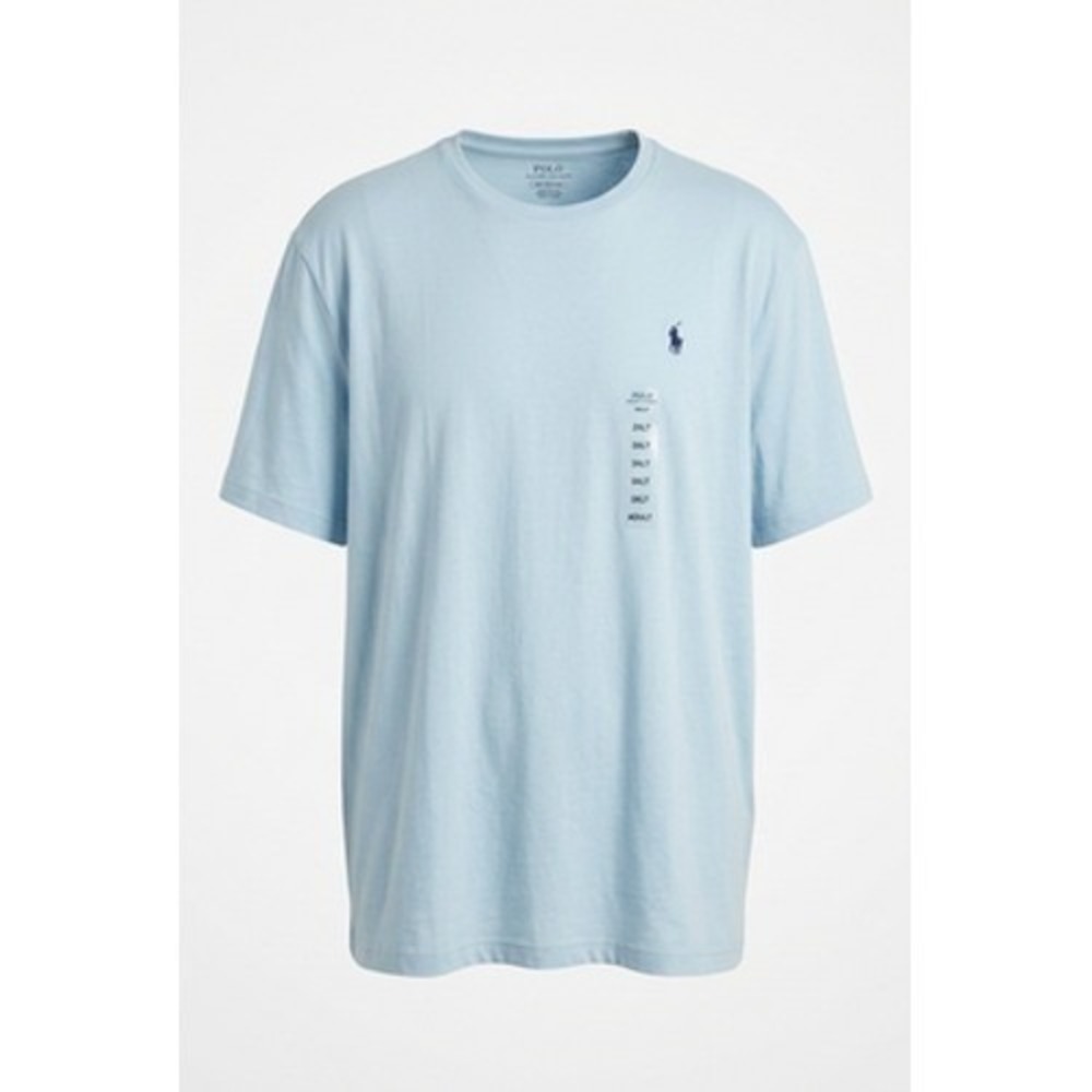 Polo Ralph Lauren Shirt Mens 3XLT Blue Short Sleeve Crewneck Logo Tee Jersey